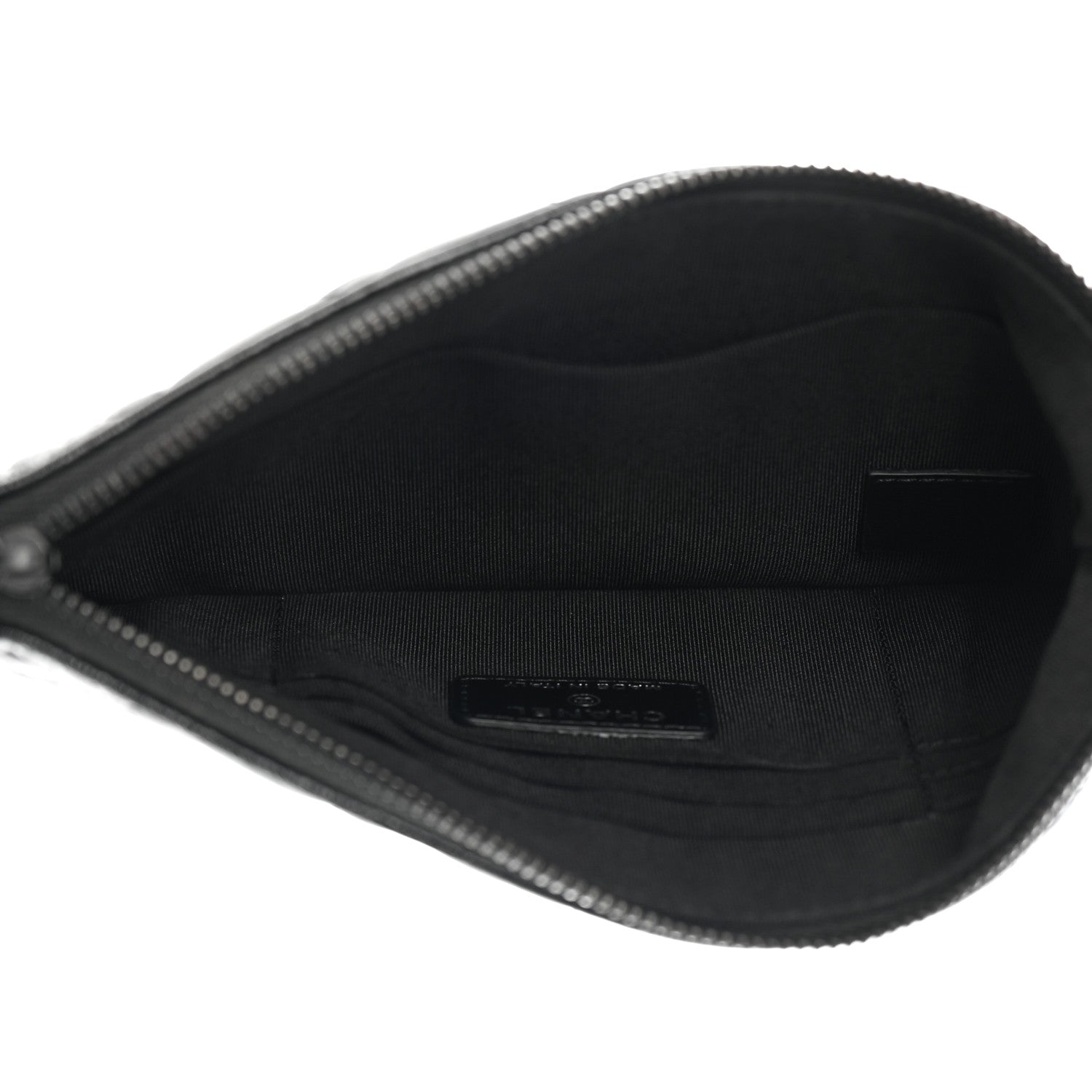 Chanel Aged Calfskin Quilted Small Gabrielle Pouch So Black 5 of 8