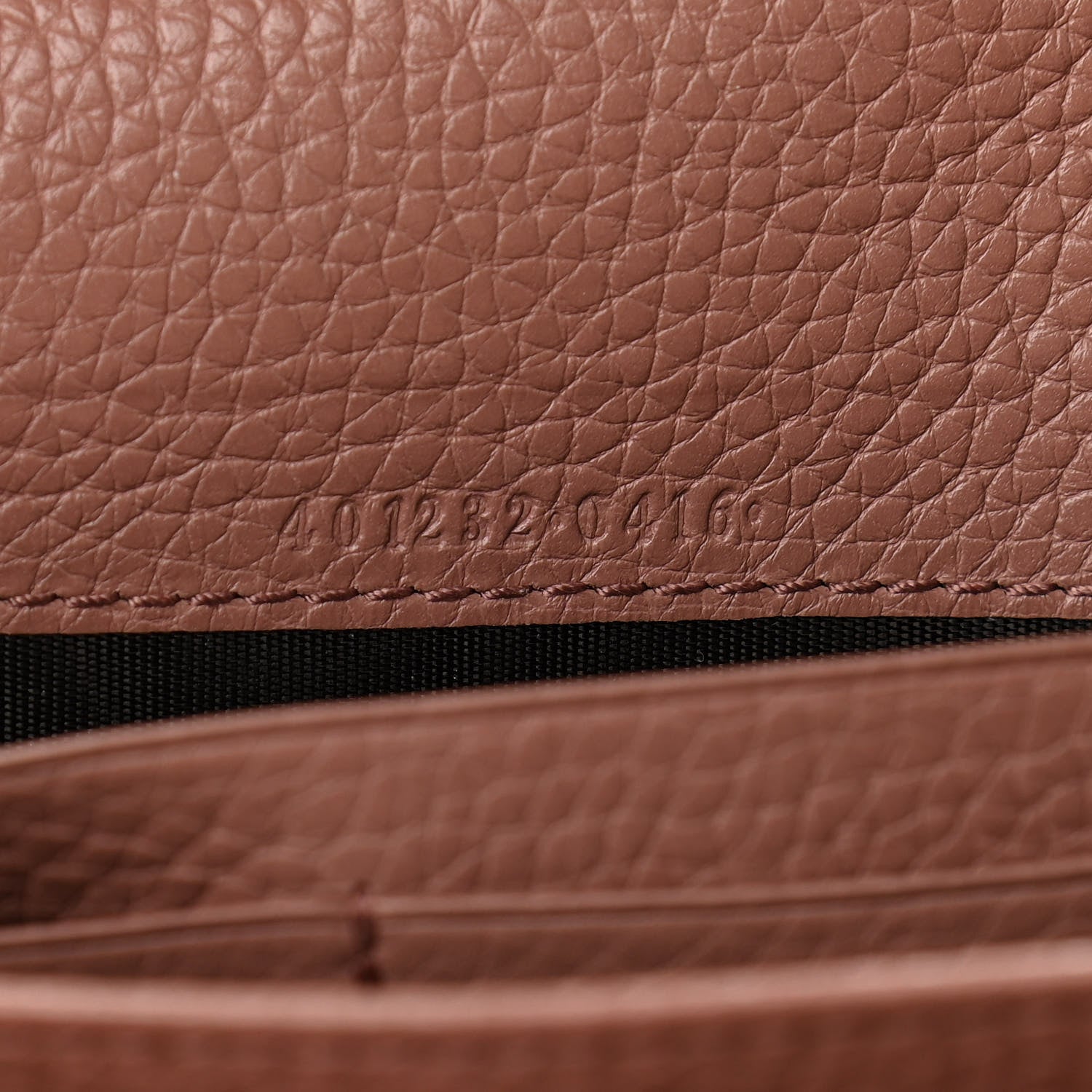 Gucci Cellarius Calfskin GG Marmont Chain Wallet Rosy Phard 7 of 13