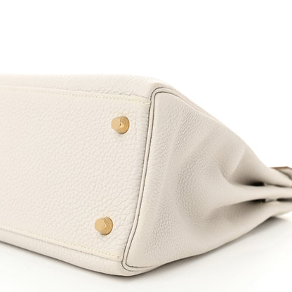 Hermes Togo Kelly Retourne 32 Gris Pale 10 of 11