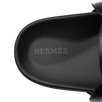 Hermes Nappa Extra Sandals 37 Black 6 of 9