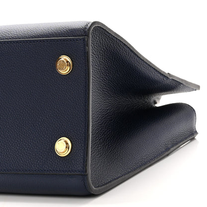 Louis Vuitton Taurillon City Steamer MM Blue Red 9 of 9