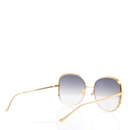 Gucci Acetate Oversize Square Frame GG0400S Sunglasses Gold 4 of 8