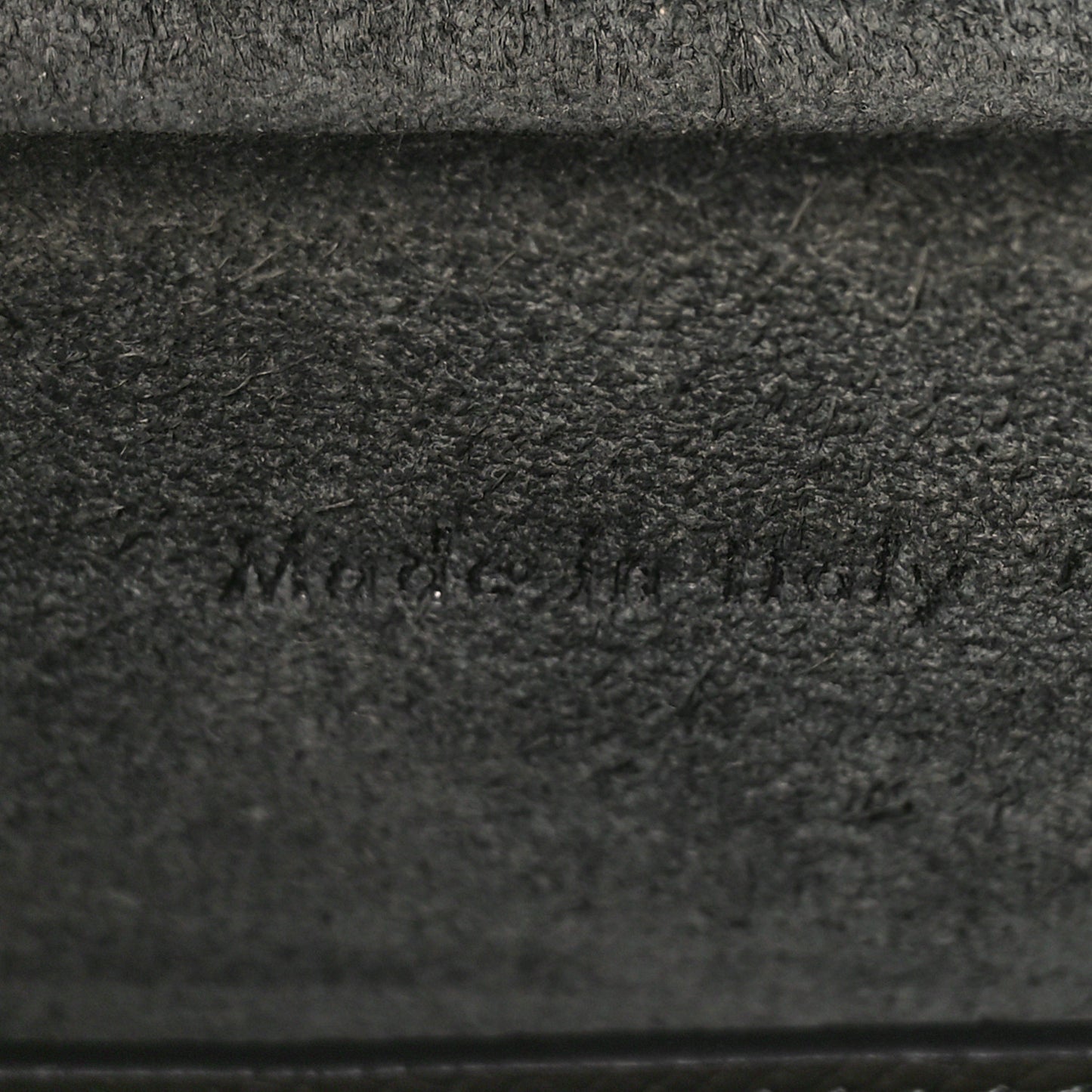 Grained Calfskin Micro Belt Bag Grey