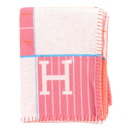 Hermes Wool Cashmere Avalon Passe-Passe Blanket Figue 1 of 3