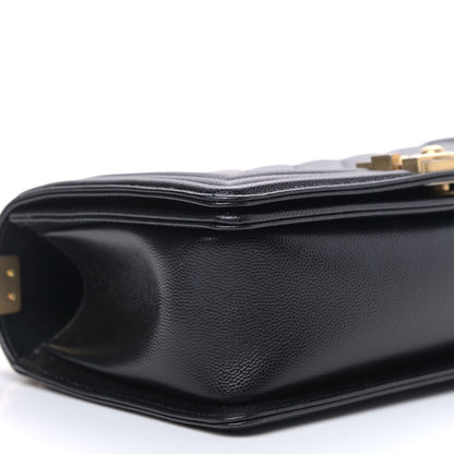 Chanel Caviar Quilted Medium Boy Flap Black 7 of 8