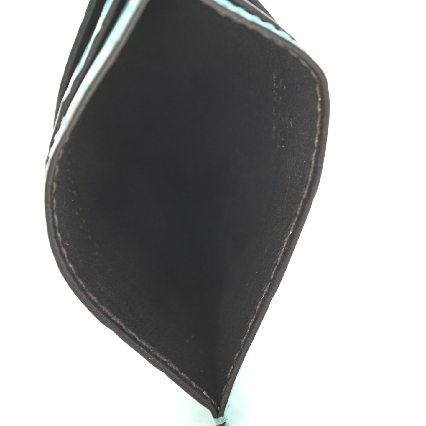 Crocodile Card Holder Vert