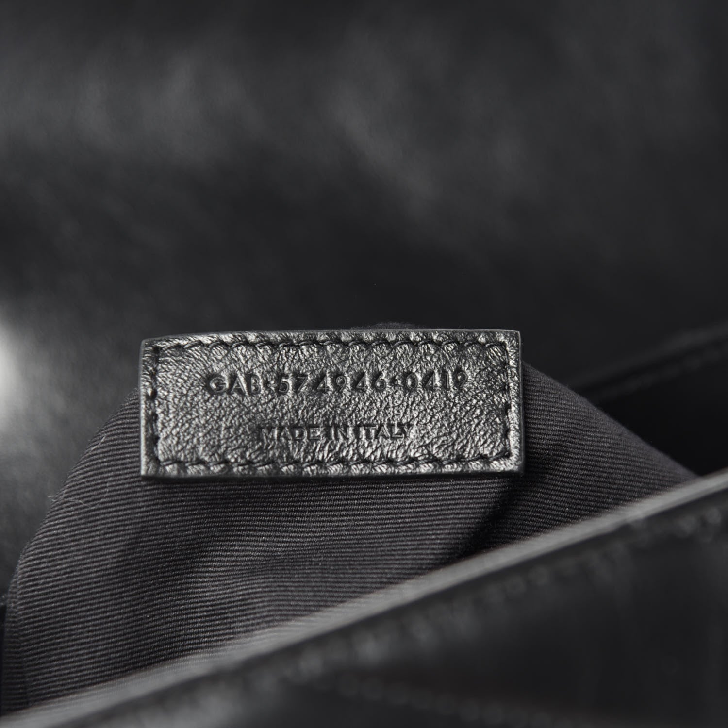 Saint Laurent Calfskin Y Quilted Monogram Medium Loulou Chain Satchel Black 11 of 12