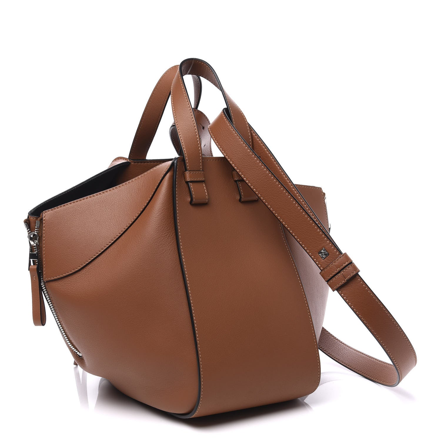 Loewe Calfskin Small Hammock Shoulder Bag Tan 2 of 13