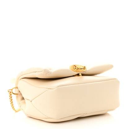 Bulgari Calfskin Serpenti Cabochon Micro Bag Ivory Opal 4 of 10