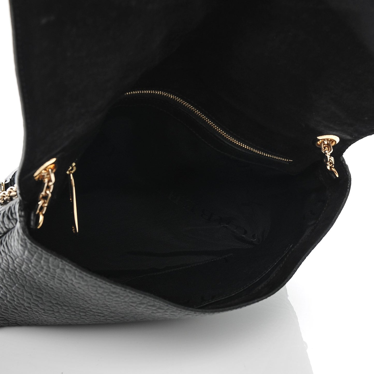 Signature Grain Large Mildenhall Shoulder Bag Black