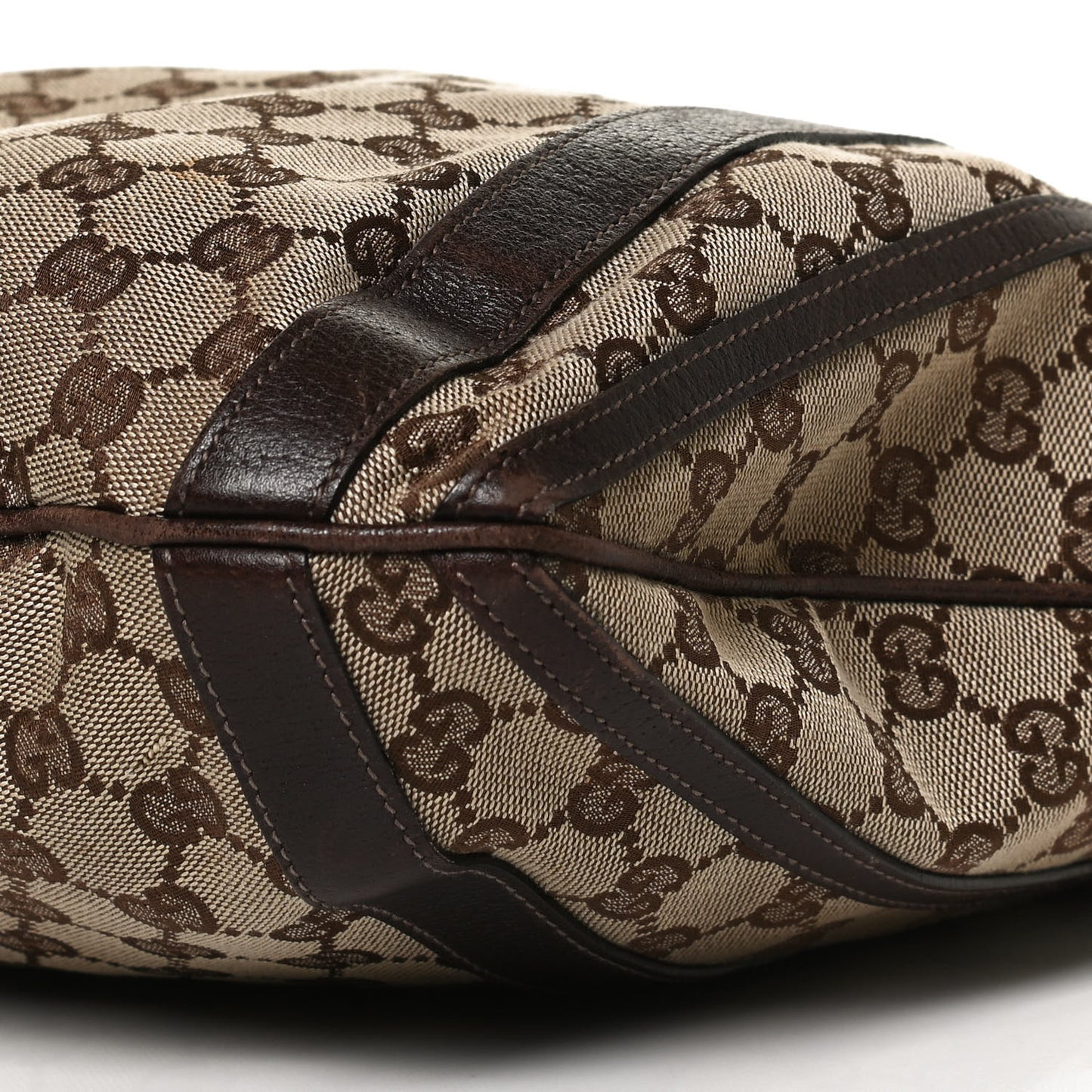 Monogram Medium Abbey Convertible Tote Dark Brown