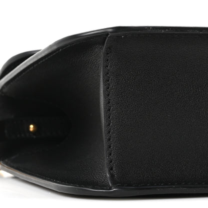 Valentino Garavani Calfskin Vlogo Loco Shoulder Bag Black 8 of 9