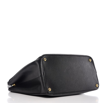 Prada Saffiano Large Galleria Double Zip Tote Black 4 of 12