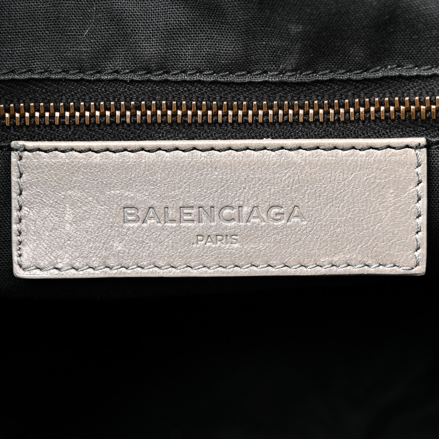 Balenciaga Agneau Classic Hardware Mini Pompon Gris Pyrite 6 of 15