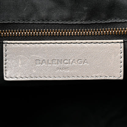 Balenciaga Agneau Classic Hardware Mini Pompon Gris Pyrite 6 of 15
