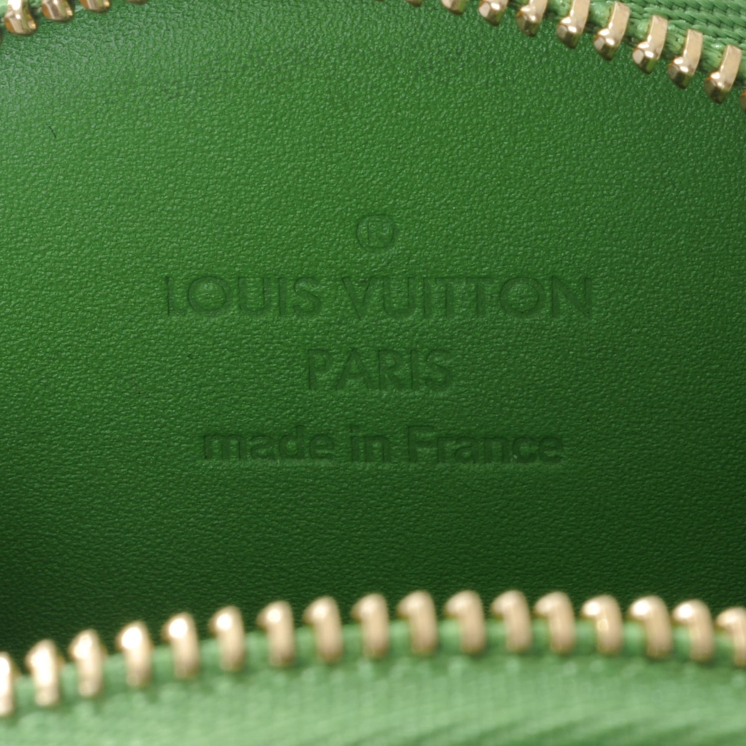 Louis Vuitton Vernis Roses Chapeau Coin Purse Vert Tonic 5 of 8