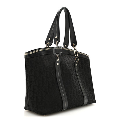 Christian Dior Monogram Vintage Flowers Dome Bag Black 3 of 14