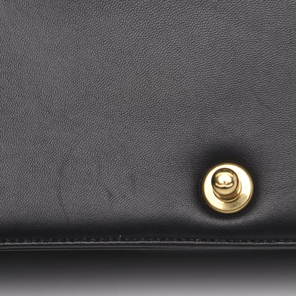 Chanel Lambskin Quilted Medium Boy Flap Black 14 of 15