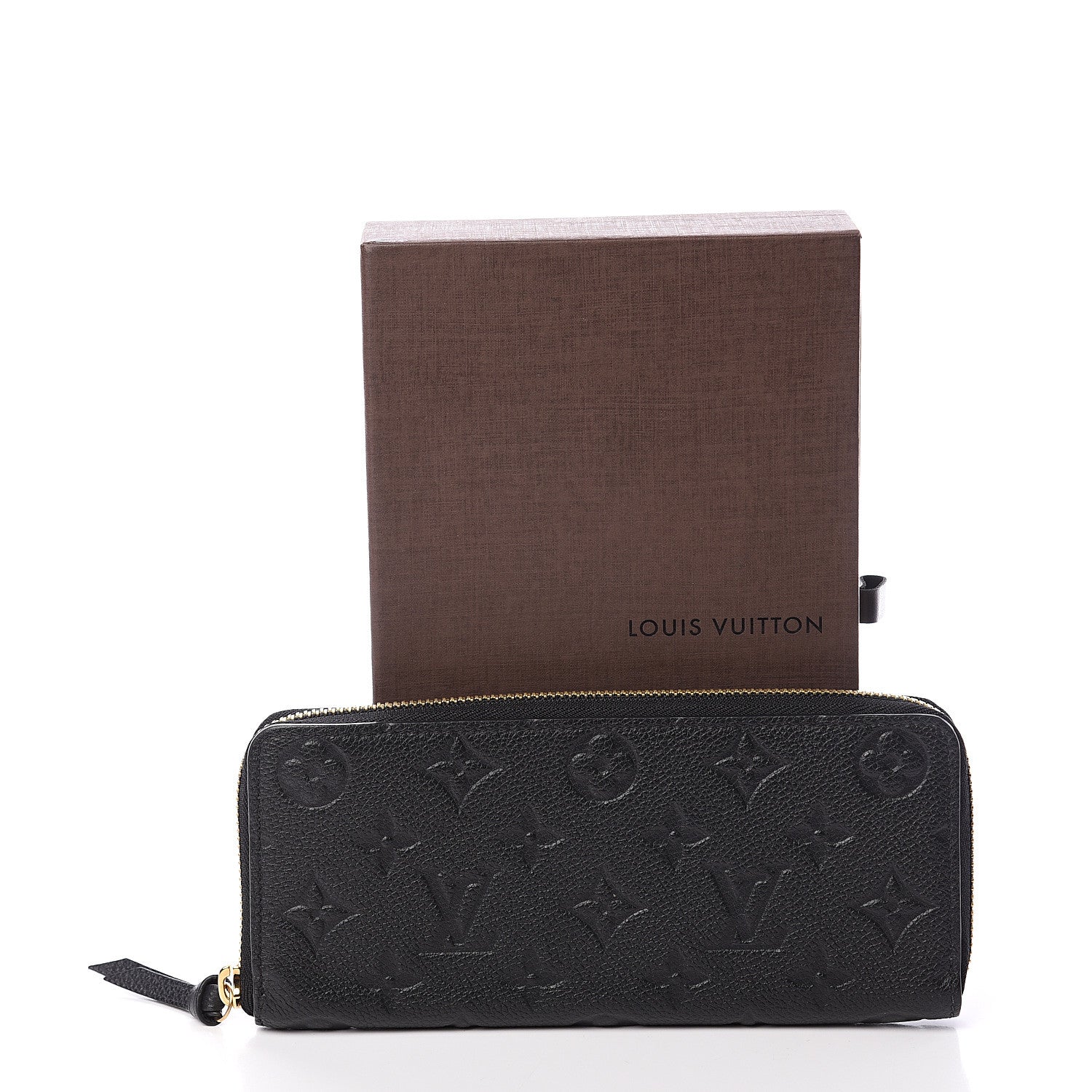 Louis Vuitton Empreinte Clemence Wallet Black 6 of 6