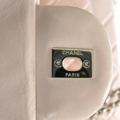 Chanel Lambskin Quilted Jumbo Flap Light Pink SHW 11 of 12