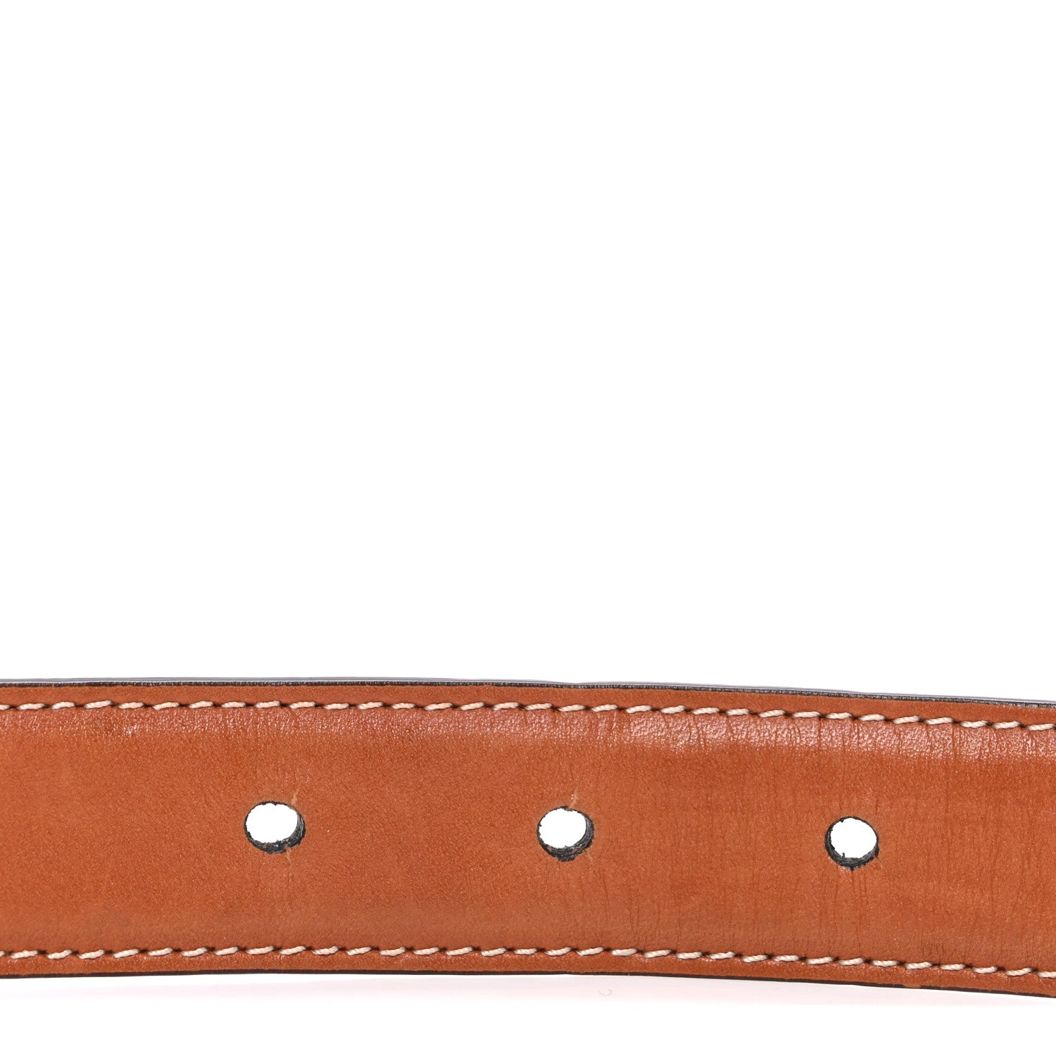 Celine Box Calfskin Small 18mm Triomphe Belt 80 32 Tan 3 of 6