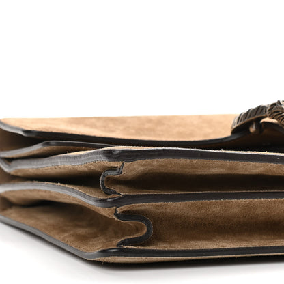 Gucci Suede Medium Dionysus Shoulder Bag Taupe 9 of 10