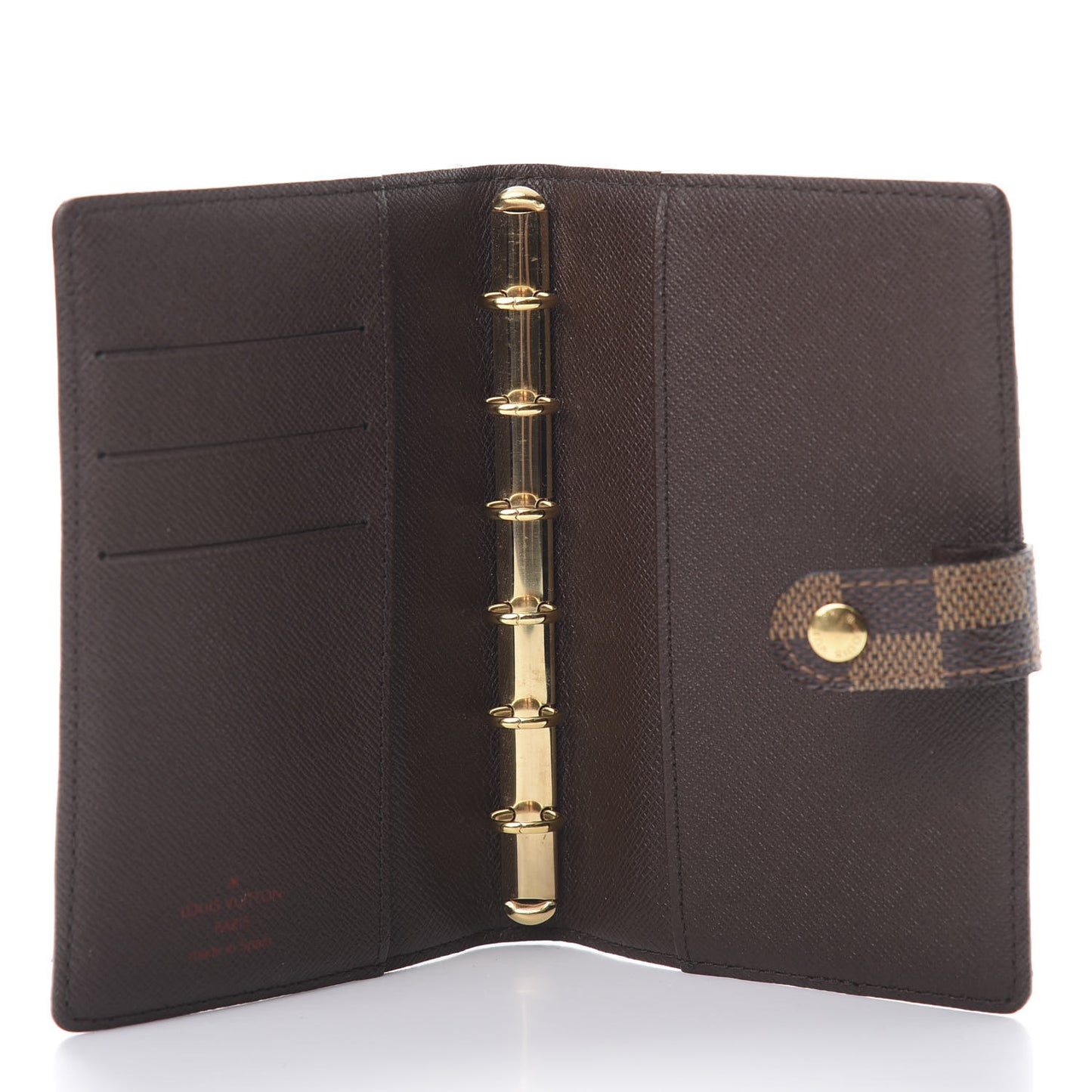 Damier Ebene Small Ring Agenda Cover