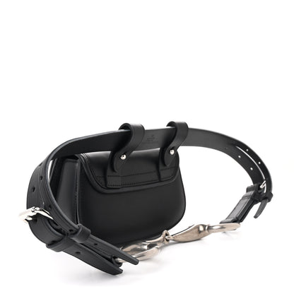Gucci Calfskin Bamboo Mini 1947 Belt Bag 80 32 Black 3 of 10