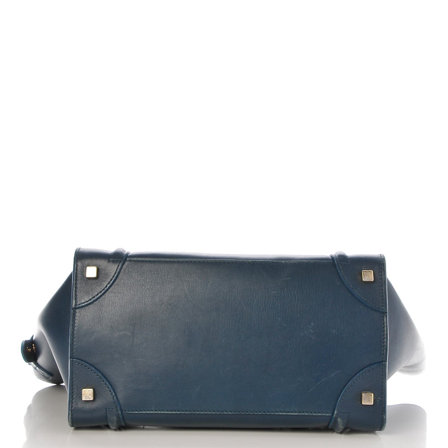 Drummed Calfskin Mini Luggage Orage