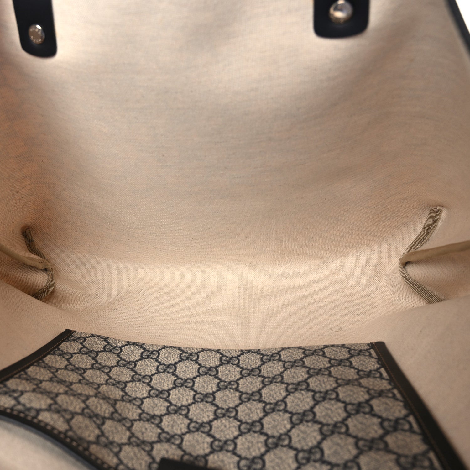 Gucci GG Plus Monogram Medium Signature Web Loop Tote Navy 5 of 10