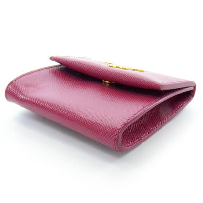 Prada Saffiano Metal Coin Purse Ibisco 3 of 8