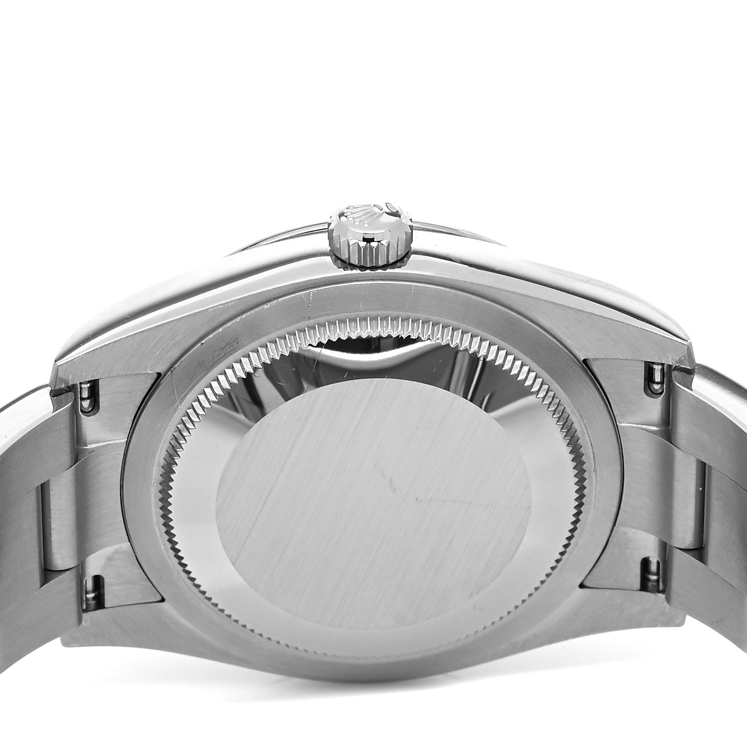 Rolex Stainless Steel 34mm Oyster Perpetual Watch Bright Blue 124200 4 of 5