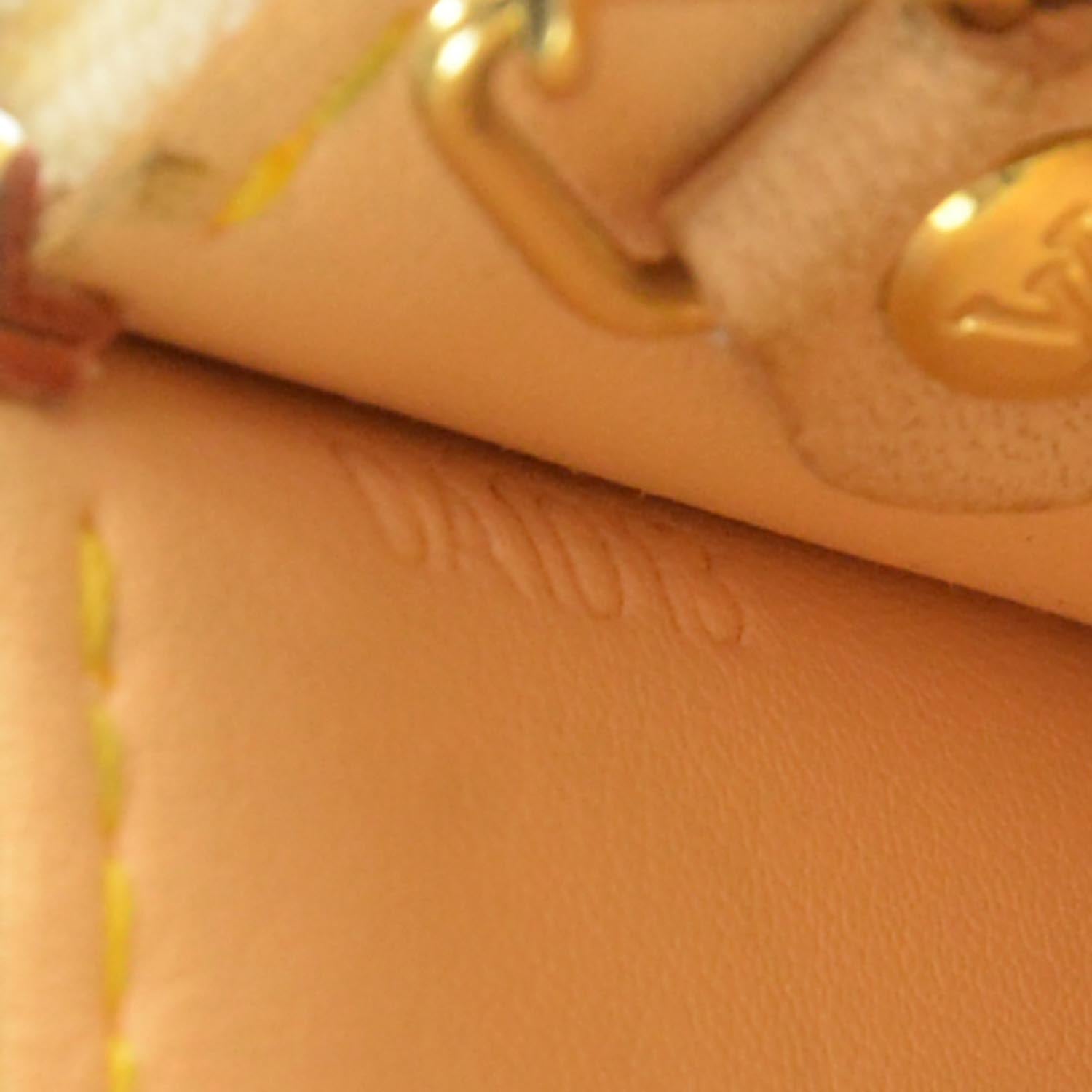Louis Vuitton Monogram Multicolor Key Pouch White 4 of 4