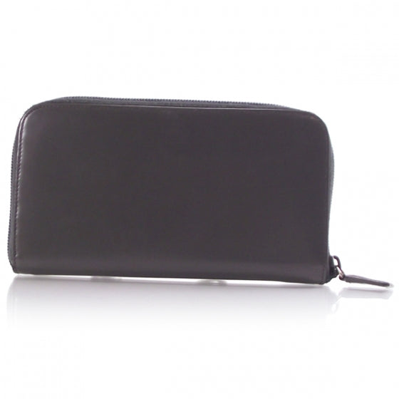 Calfskin Zip Around Wallet