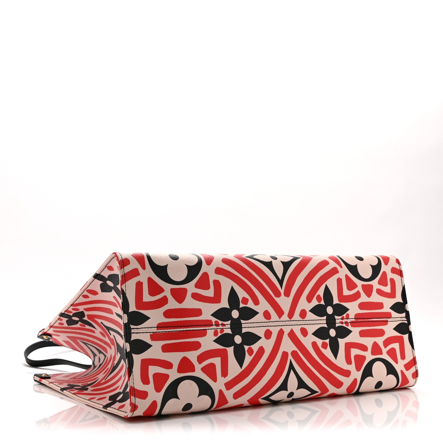Louis Vuitton Monogram Giant Crafty Onthego GM Creme Rouge Black 4 of 10