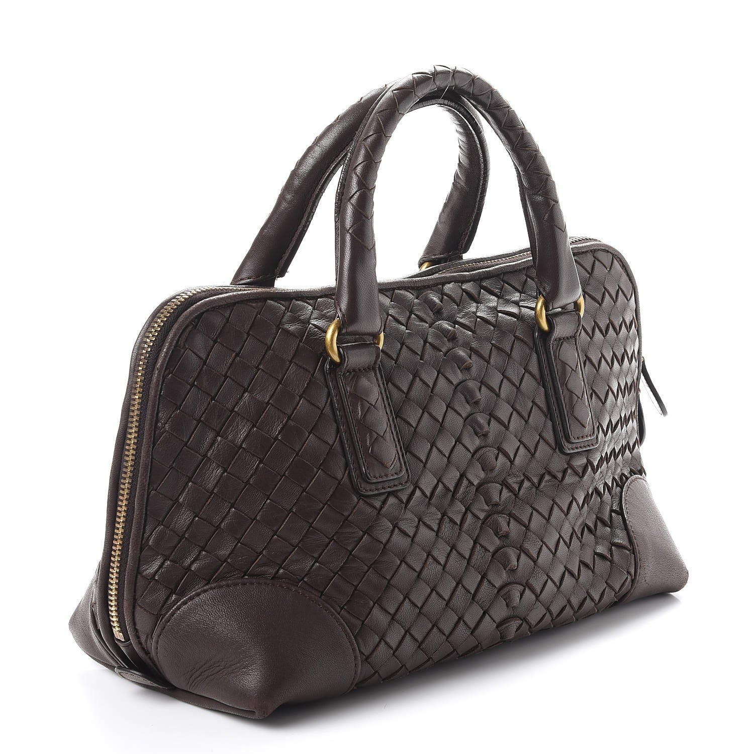 Bottega Veneta Nappa Intrecciato Small Bowler Ebano 3 of 11