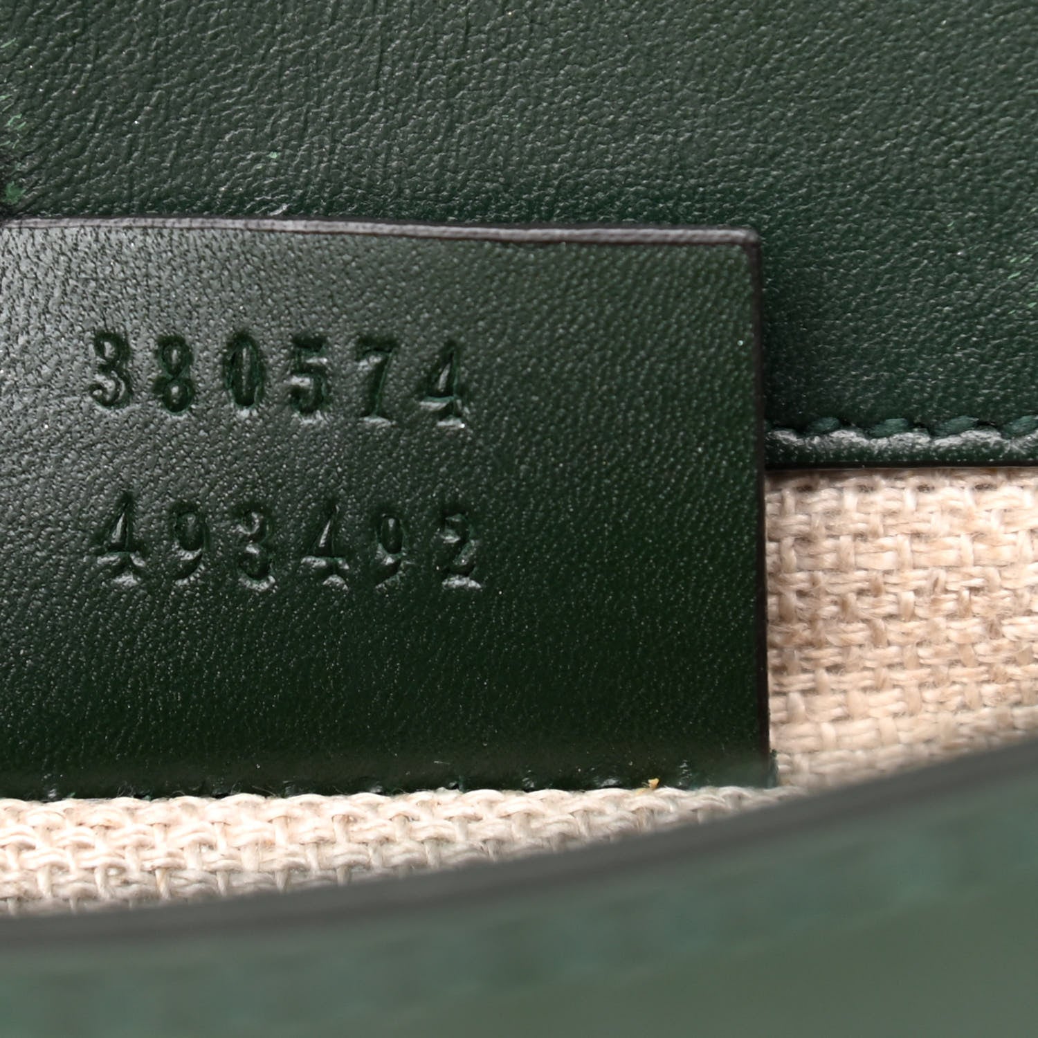 Gucci Calfskin Small Lady Web Shoulder Bag Green 7 of 11