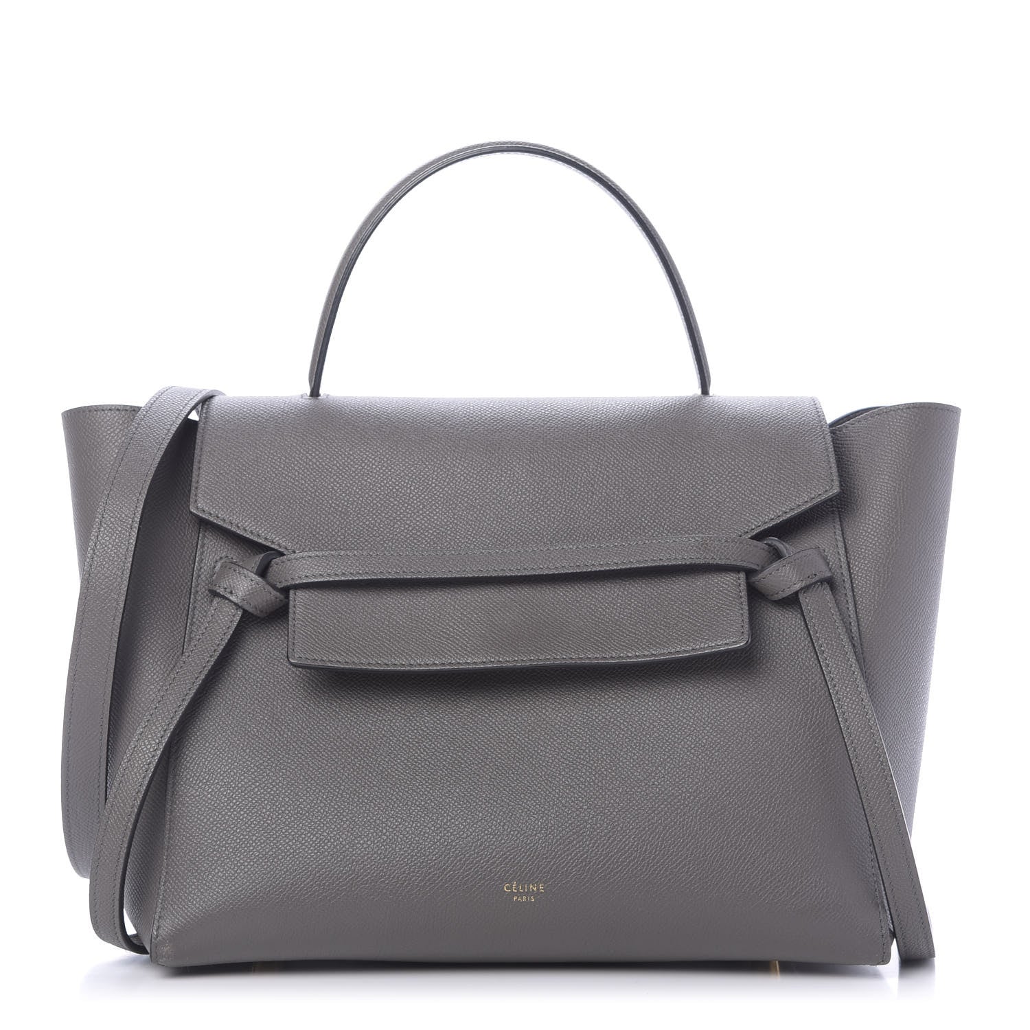 Celine Grained Calfskin Mini Belt Bag Grey 1 of 10