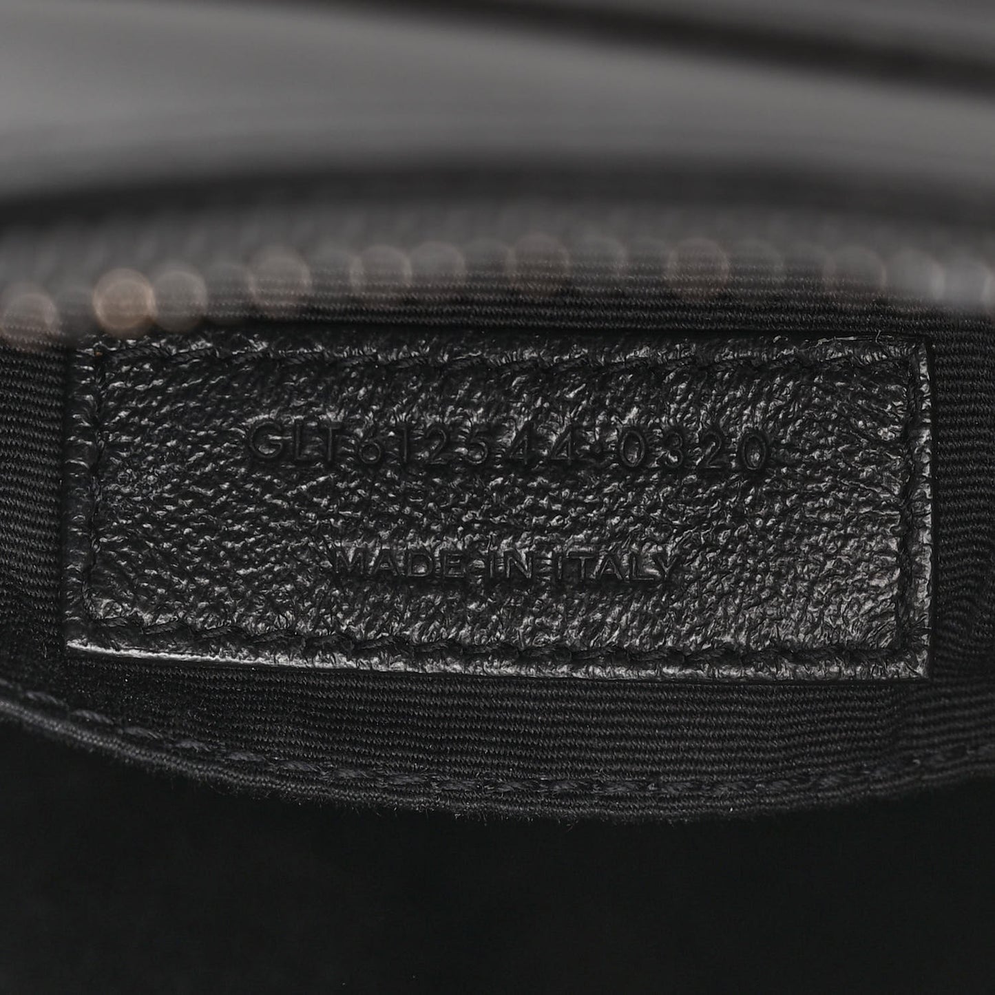 Calfskin Matelasse Monogram Monochrome Lou Camera Bag Black