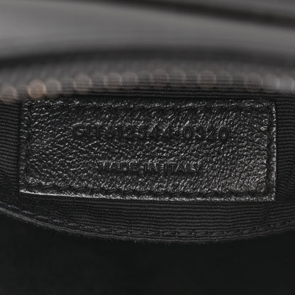 Saint Laurent Calfskin Matelasse Monogram Monochrome Lou Camera Bag Black 7 of 10