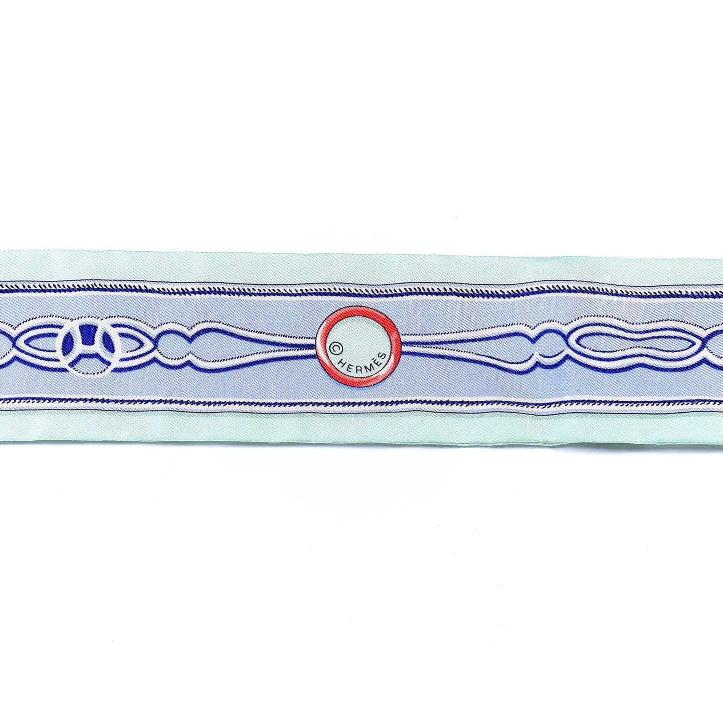 Silk Maillons Twilly Vert D'eau Ciel Rouge