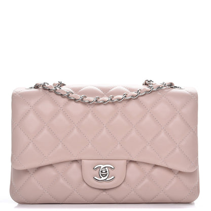 Chanel Lambskin Quilted Medium 3 Flap Light Pink 1 of 11