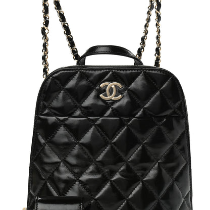 Chanel Shiny Calfskin My Pocket Backpack Black 8 of 12
