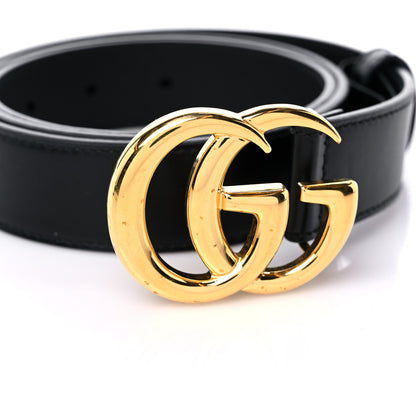 Gucci Plutone Calfskin Double G 30mm Belt 90 36 Black 6 of 6