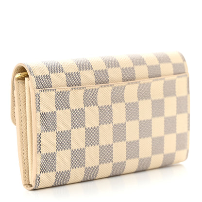 Louis Vuitton Damier Azur Sarah Wallet NM 3 of 13