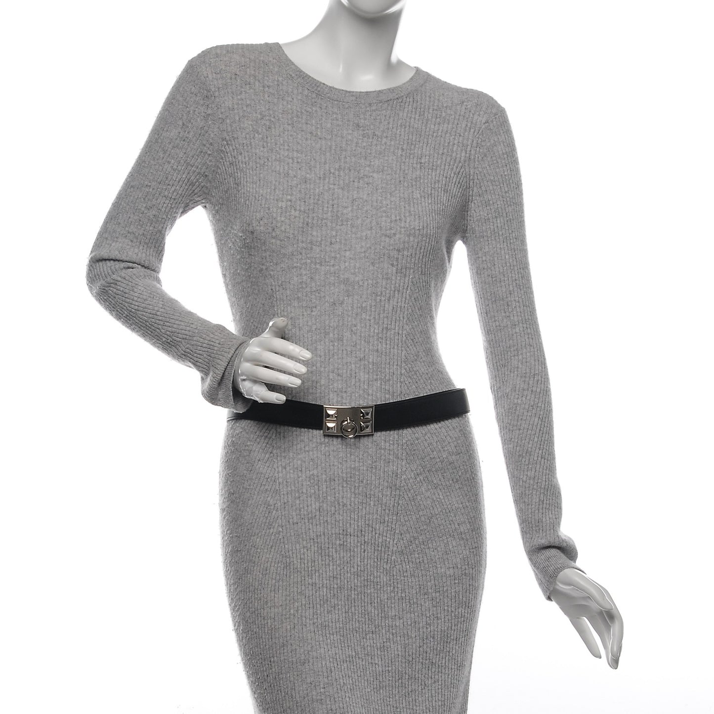 Swift Epsom 32mm Collier De Chien CDC Belt 85 Black Etoupe
