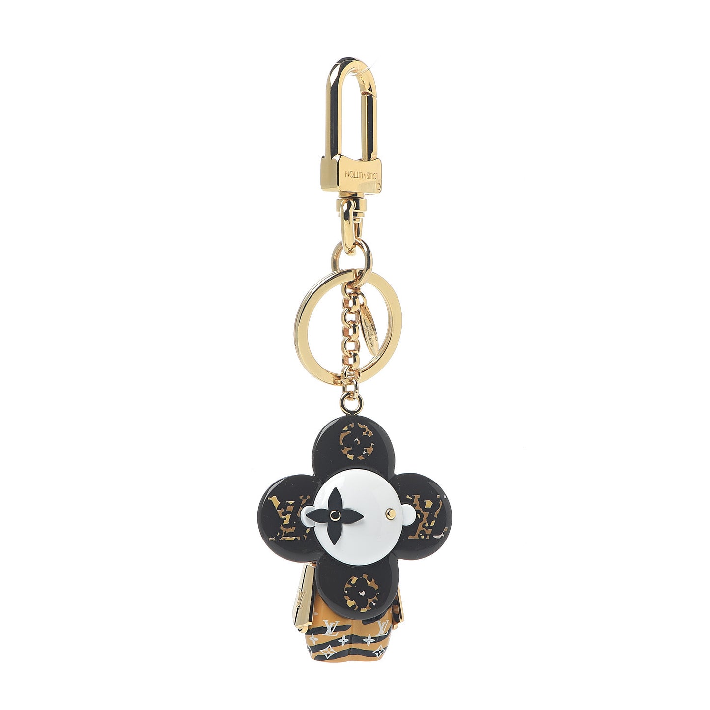 Resin Wood Vivienne Jungle Bag Charm Key Holder