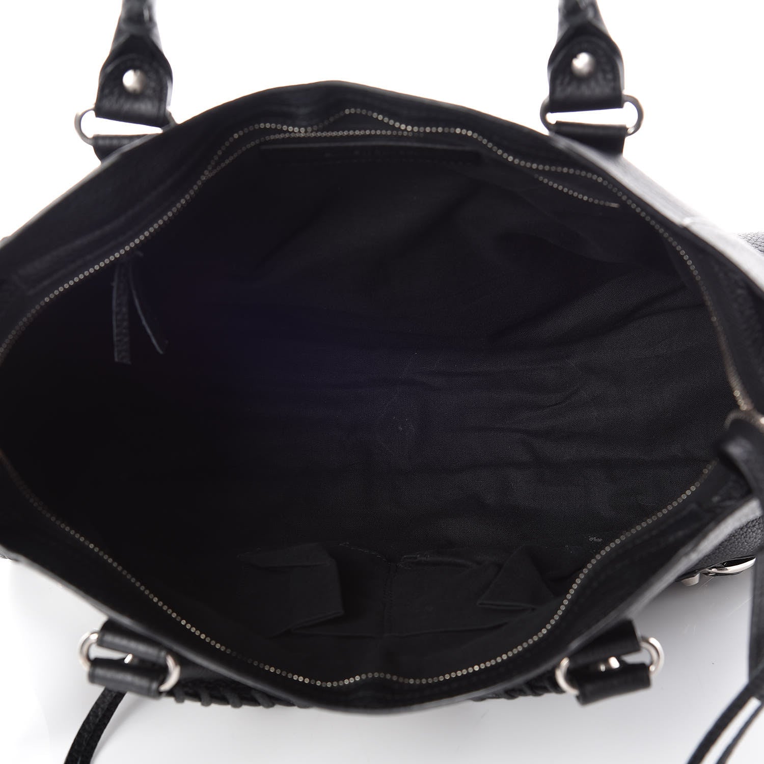 Balenciaga Vibrato Calfskin Classic Silver Hardware City Black 5 of 14