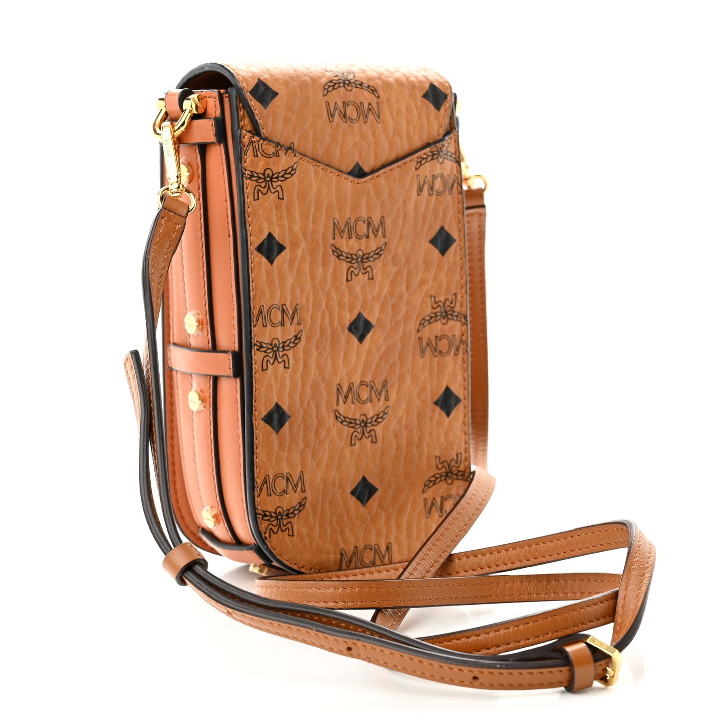 Visetos Mini Patricia Crossbody Pouch Cognac