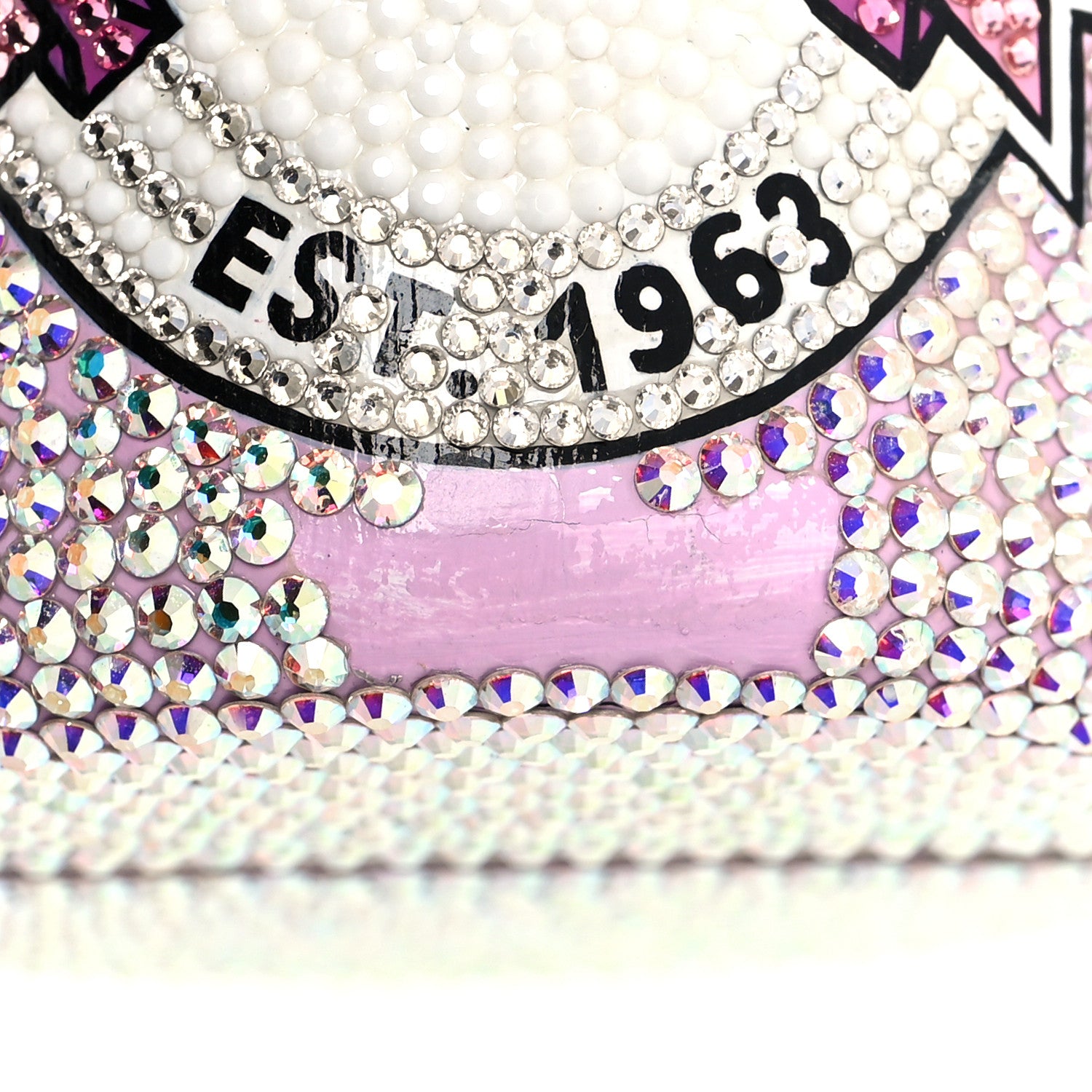 Judith Leiber Crystal Champagne Bottle Bubbly Minaudiere Clutch Pink 11 of 11